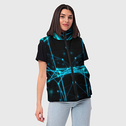 Женский жилет Синий плексус, цвет: 3D-черный — фото 2
