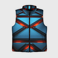 Женский жилет Абстрактные треугольные плиты со светом