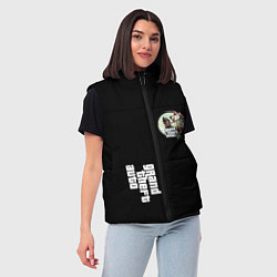 Женский жилет GTA 5 logo, цвет: 3D-красный — фото 2