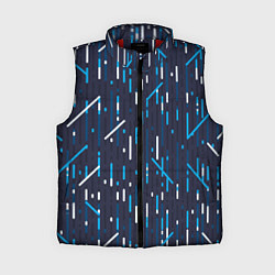 Женский жилет Паттерн геометрическая абстракция, цвет: 3D-красный