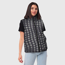 Женский жилет Виляющие шары, цвет: 3D-светло-серый — фото 2