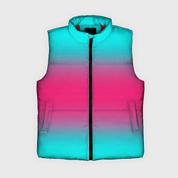 Женский жилет Градиент текстура неон, цвет: 3D-красный