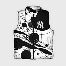 Женский жилет New York Yankees baseball team - abstraction, цвет: 3D-светло-серый