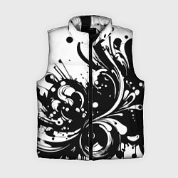 Женский жилет Модная растительная абстракция - нейроарт, цвет: 3D-светло-серый