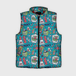 Женский жилет Гавайская вечеринка, цвет: 3D-красный