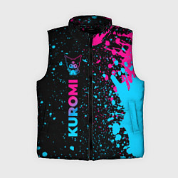 Женский жилет Kuromi - neon gradient по-вертикали