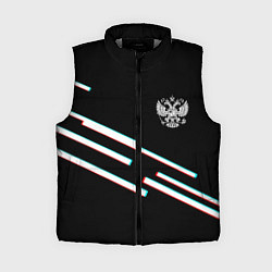 Женский жилет Полосы герб спорт