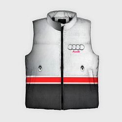 Женский жилет Audi metal sport, цвет: 3D-черный