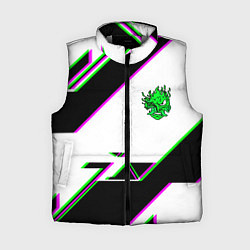 Женский жилет Cyberpunk logo geometry