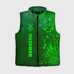 Женский жилет Berserk - green gradient по-вертикали