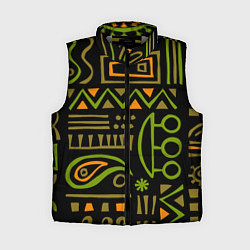 Женский жилет Abstract ethnic theme, цвет: 3D-светло-серый