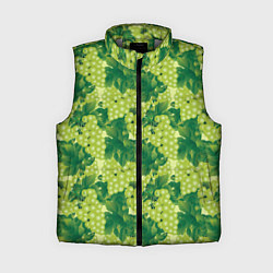 Женский жилет Виноградный цветной паттерн