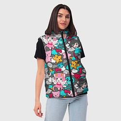 Женский жилет Каракули каваи, цвет: 3D-светло-серый — фото 2