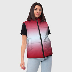 Женский жилет Gradient color, цвет: 3D-красный — фото 2