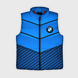 Женский жилет BMW geometry blue