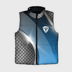 Женский жилет Tesla carbon steel, цвет: 3D-черный