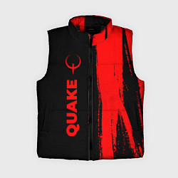 Женский жилет Quake - red gradient по-вертикали