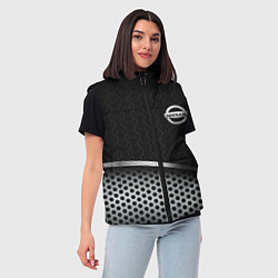 Женский жилет Nissan carbon auto, цвет: 3D-светло-серый — фото 2