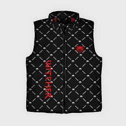 Женский жилет Ведьмак паттерн волк, цвет: 3D-красный