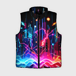 Женский жилет Neon fantasy - ai art