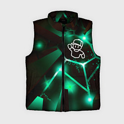 Женский жилет Stumble Guys разлом плит, цвет: 3D-черный