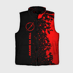 Женский жилет Akame ga Kill - red gradient по-вертикали