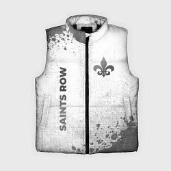 Женский жилет Saints Row - white gradient вертикально, цвет: 3D-черный