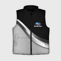 Женский жилет Subaru metal steel, цвет: 3D-черный