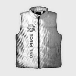 Женский жилет One Piece - white gradient по-вертикали