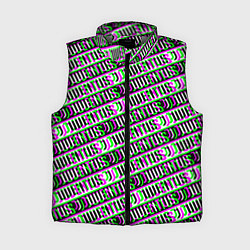 Женский жилет Juventus glitch pattern, цвет: 3D-светло-серый
