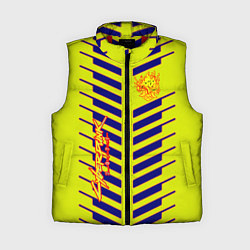 Женский жилет Cyberpunk 2077 полсы геометрия, цвет: 3D-красный