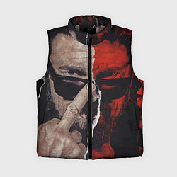 Женский жилет Между добром и злом, цвет: 3D-светло-серый