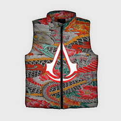 Женский жилет Assassins Creed shadows japan, цвет: 3D-светло-серый