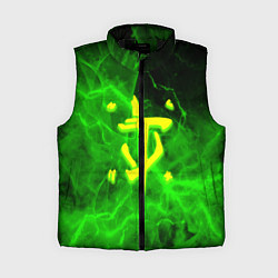 Женский жилет Doom storm green, цвет: 3D-черный