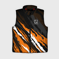 Женский жилет Zeekr - оранжевый гексагон