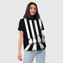 Женский жилет Четыре пингвина, цвет: 3D-светло-серый — фото 2