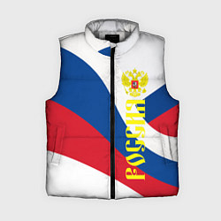 Женский жилет Флаг России, паттерн