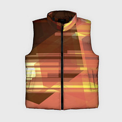 Женский жилет Оттенки заката, цвет: 3D-черный