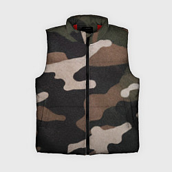 Женский жилет Армейский камуфляж, цвет: 3D-красный