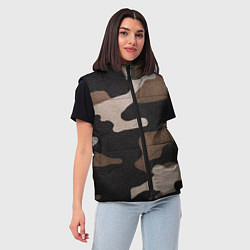 Женский жилет Армейский камуфляж, цвет: 3D-красный — фото 2