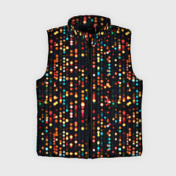 Женский жилет Мерцающие новогодние гирлянды