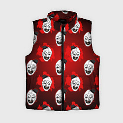 Женский жилет Funny clown Art in blood