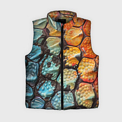 Женский жилет Змеиные чешуйки