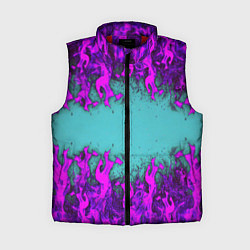 Женский жилет Фиолетовое пламя