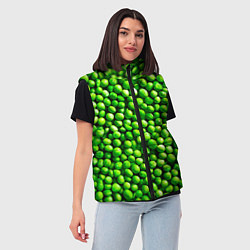 Женский жилет Горошек, цвет: 3D-черный — фото 2