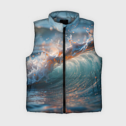 Женский жилет Волна и блики солнца
