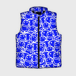 Женский жилет Nirvana logo blue