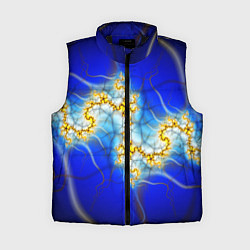 Женский жилет Фрактальный узор мерцание