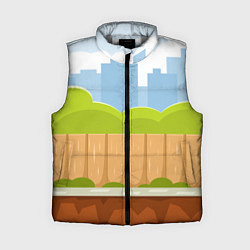 Женский жилет Летний город