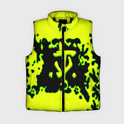 Женский жилет Doom кислотное лого краски, цвет: 3D-черный